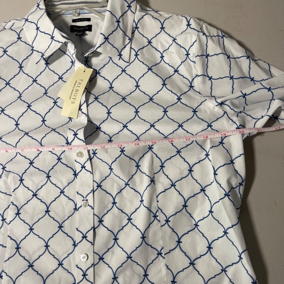 Talbots Women’s Blouse. Button Down Collared Shirt. Dress up or casual. NWT 14 - Picture 9 of 9